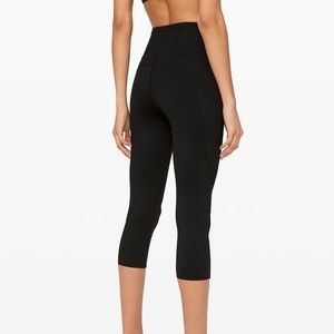 Lululemon Fast and Free Crop II 19"  Nulux
